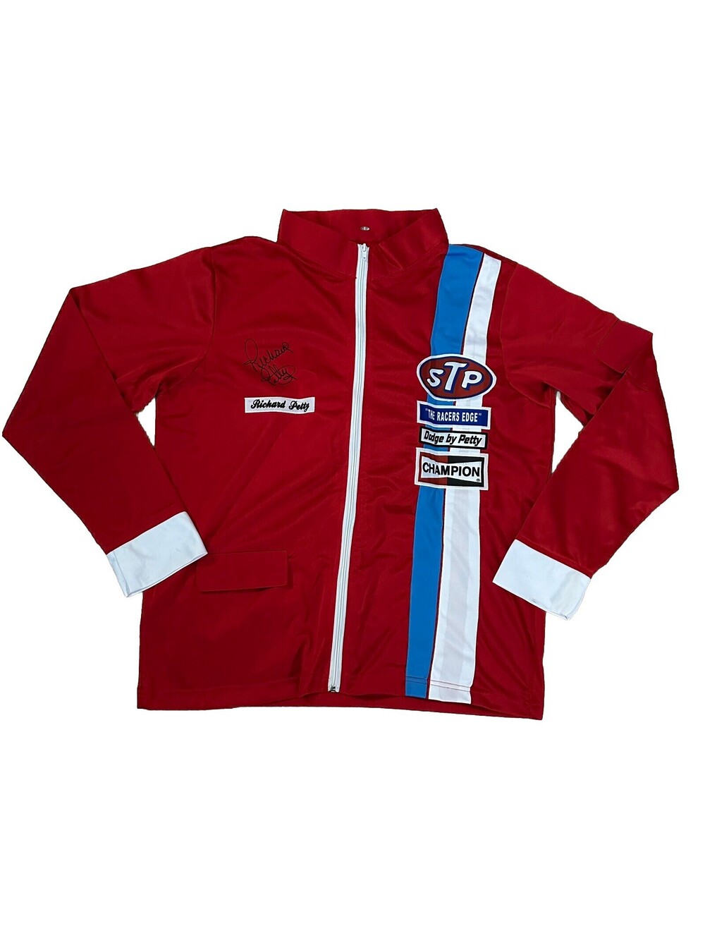 Richard Petty Signed Throwback Racing Jacket XL COA NASCAR HOF